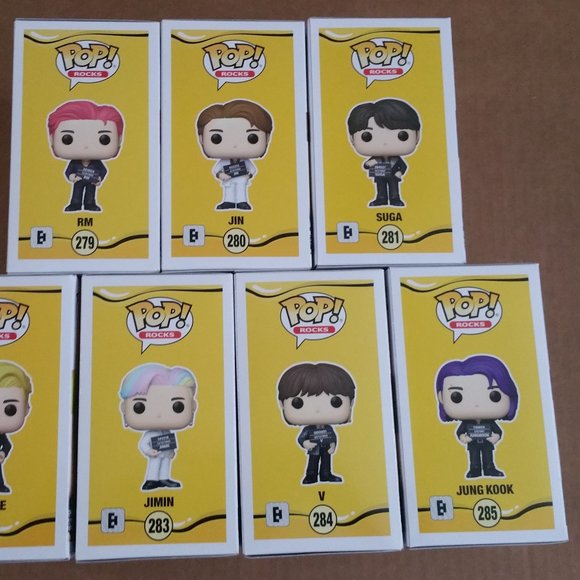 Funko Pop! Rocks BTS WAVE 3 "BUTTER" - FULL SET - Picture 6 of 16